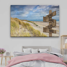 Laden Sie das Bild in den Galerie-Viewer, MeForYou Personalisierbares Leinwandbild &quot;TheSign&quot; Limited Colored Edition